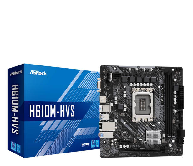 ASRock H610M-HVS DDR4 - 711296 - zdjęcie
